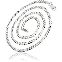 Łańcuszek srebrny pancerka (120) ml504 -60 cm