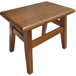 Stołek Drewniany Bukowy taborecik Krzesełko Ryczka Kolor dąb