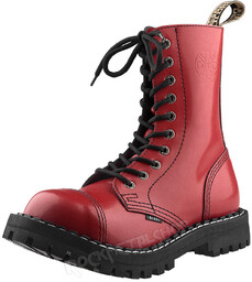 glany STEEL - FULL RED (10-dziurkowe)-43