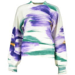 BIAŁY SWETER DESIGUAL DAMSKI