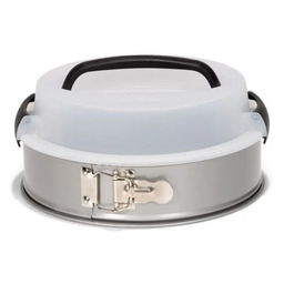 Tortownica forma okrągła zapinana z pokrywą pokrywką