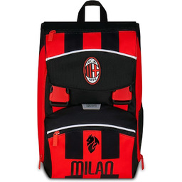 Seven Milan plecak dwukomorowy wysuwany, czerwony i czarny,