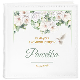 Album na zdjęcia z nadrukiem chłopca na komunię