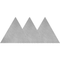 Yato Siatka ścierna P220 DELTA, trójkątna o boku