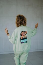 Pakamera Bluza oversize rozpinana Disco Teddy