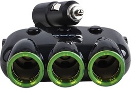 AWEI Rozgałęźnik samochodowy C-35, 3x 12V + 2x