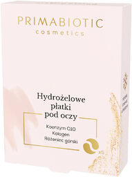 Primabiotic Cosmetics, hydrożelowe płatki pod oczy, 5 saszetek
