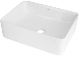 DEANTE Umywalka nablatowa JASMIN biała ceramiczna prostokątna CDJ_6U4S