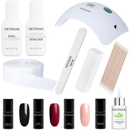 NEONAIL Zestaw startowy do manicure z lampą LED