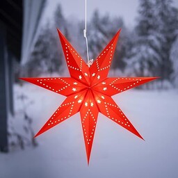 SALCAR Gwiazda papierowa LED z oświetleniem, świecąca gwiazda