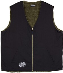 kurtka SANTA CRUZ - Hideout Reversible Vest Black/Sea
