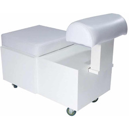 Taboret pufa z podnóżkiem do pedicure