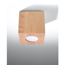 SOLLUX LIGHTING Lampa sufitowa SL.0493 QUAD naturalne drewno