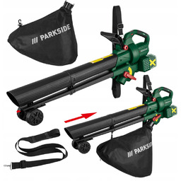 Dmuchawa akumulatorowa Odkurzacz Rozdrabniacz do liści Parkside 40V