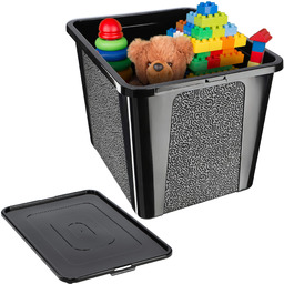 Pojemnik z pokrywką do przechowywania Dozza 30L czarny