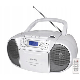 Radioodtwarzacz Sencor Spt 3907 Bt Aux Usb Biały