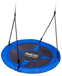 Huśtawka bocianie gniazdo, SWINGO XXL, 95 cm, niebieska