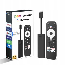 Google Chromecast Certyfikowany Android 14 Tv Netflix Smart