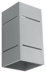 Sollux Kinkiet LAMPA ścienna SL.0479 metalowa OPRAWA prostokątna
