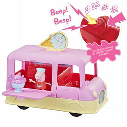 Kamper Z Lodami Świnka Peppa Van Peppy Figurka