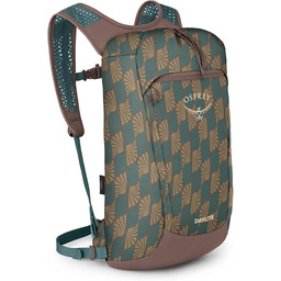 Osprey Daylite Cinch Backpack, Kazuma Print/Magma Brown