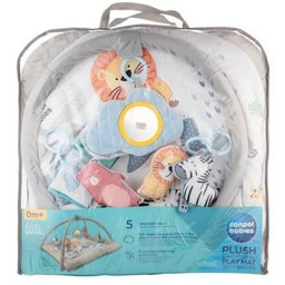 Canpol Babies Pluszowa mata edukacyjna z pałąkami