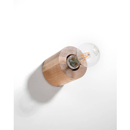 SOLLUX LIGHTING Kinkiet SALGADO SL.0673 naturalne drewno