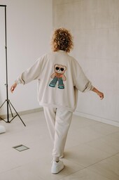 Pakamera Bluza oversize rozpinana Jackie Teddy