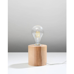 SOLLUX LIGHTING Lampa biurkowa SALGADO SL.0674 naturalne drewno