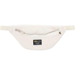 Alpha Industries Uniseks Teddy Waist Bag Off White