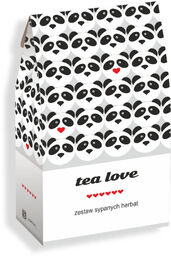 Tea love zestaw herbat z zaparzaczem prezent podarunek
