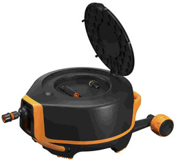 Automatyczny bęben z wężem FISKARS XL z kółkami