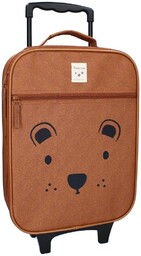Walizka dla dzieci KIDZROOM Big Teddy Bear brown