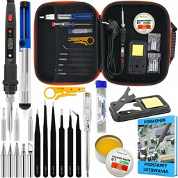 Lutownica Prezycyjna S801A 80W Zestaw Elektronika+ Akcesoria XL