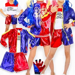 Strój Kostium Przebranie Harley Quinn Joker Cosplay Rozmiar