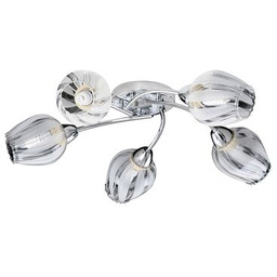 Żyrandol przysufitowy Danila E-27 5x60W chrom