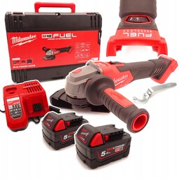 Milwaukee M18 FSAGV125XB-502X Szlifierka kątowa akumulatorowe 2x5ah Fuel