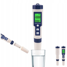 Miernik tester jakości wody 5w1 PH/EC/TDS/zasolenie/termometr