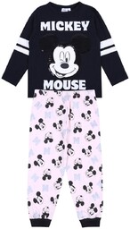 Czarno-morelowa piżama Myszka Mickey DISNEY 8-9 lat 134