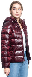 Kurtka Damska Wrangler Short Puffer Tawny Port W4N1V0X7O-Xs