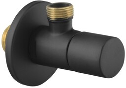 Sapho Zawór kątowy 3/8" x 1/2" czarny mat