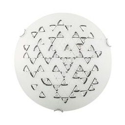 Plafoniera Angie E27 1x60W biały czarny