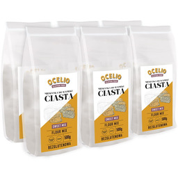 Ocelio Bezglutenowa Mieszanka do wypieku ciast 500g (ZESTAW