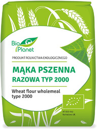 Bio Planet Mąka pszenna razowa typ 2000 1