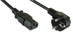 InLine 16652A kabel zasilający kątowy typ F 3-pin