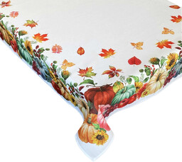 Obrus prostokątny w kolorowe dynie OHA13-1