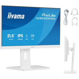 Biały monitor iiyama ProLite XUB2293HSU-W7 22" IPS LED