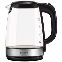 Czajnik Sencor SWK 2080BK 2200W szklany 2L