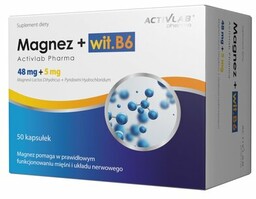 ACTIVLAB Kompleks witamin i minerałów Magnez + Wit.B6