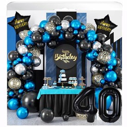 ZESTAW BALONY NA 40 URODZINY GIRLANDA BALONOWA BALONY